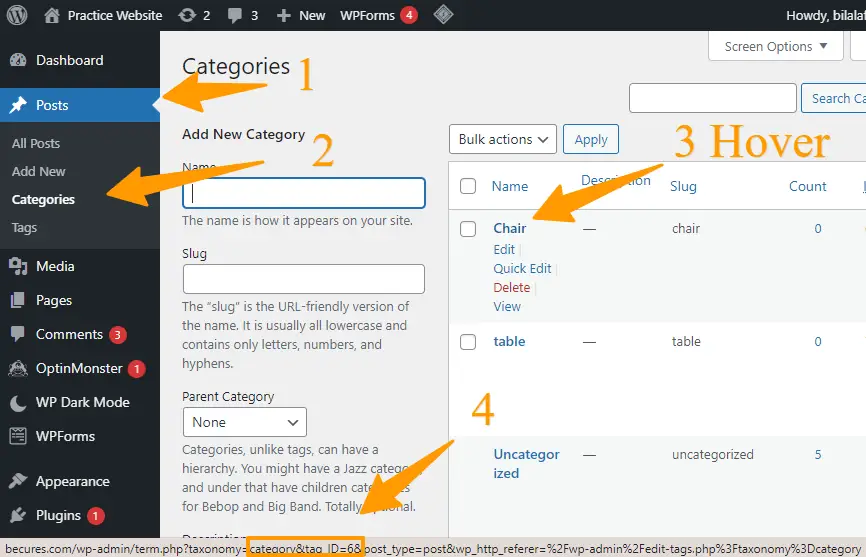 How to Find WordPress Category Id