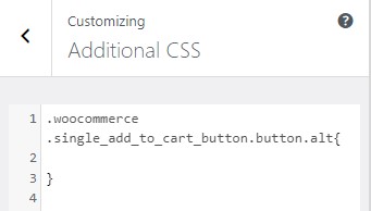 additional css code