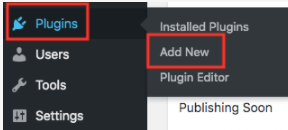 add new plugin in wordpress