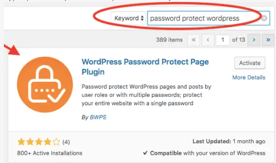 wordpress password protect plugin