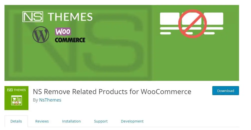 NS remove related products for WooCommerce