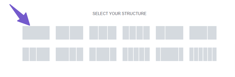 select column type in elementor