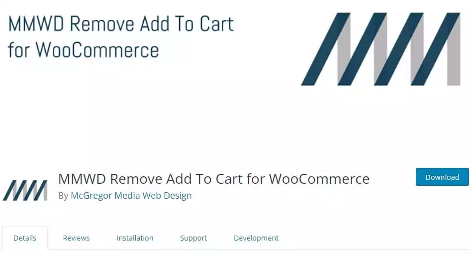 MMWD Remove Add To Cart for WooCommerce