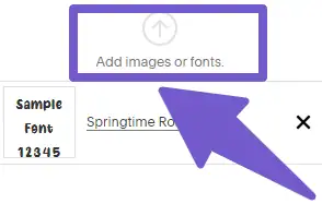 Uploading font to Squarespace