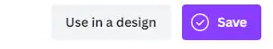click on use in a design button
