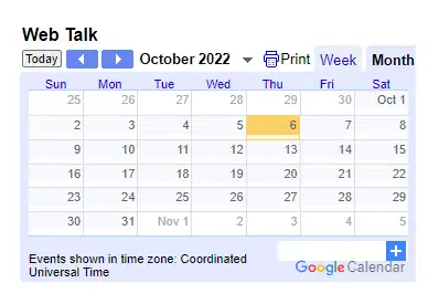 responsive google calendar