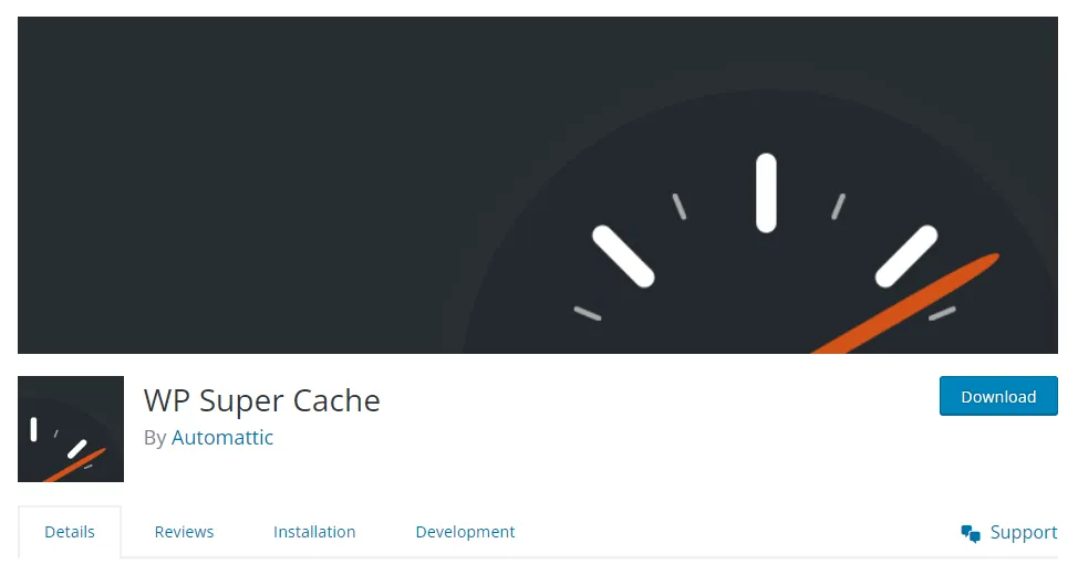 WP Super Cache plugin to clear wordpress site cache