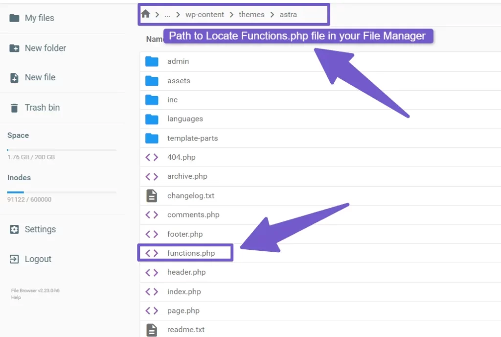 Where is Functions.php file Located in WordPress