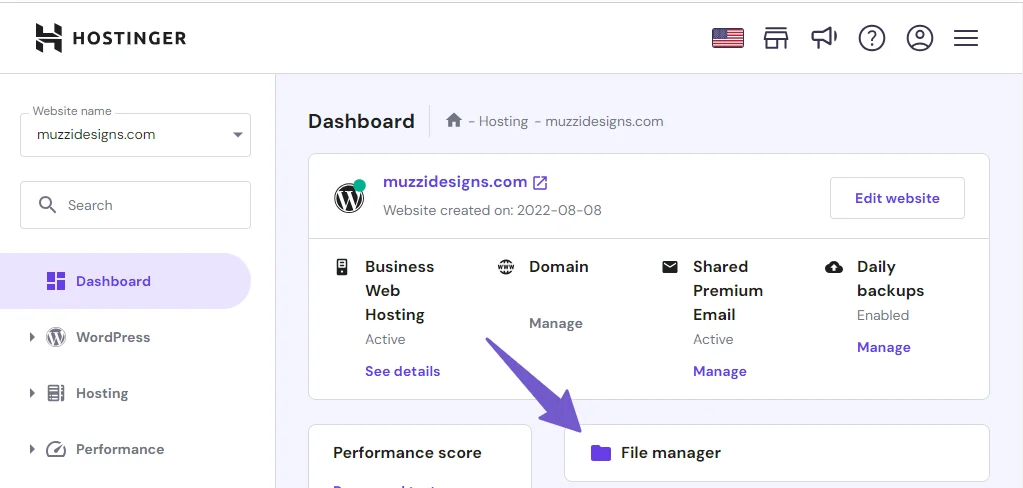 Cpanel File manager 