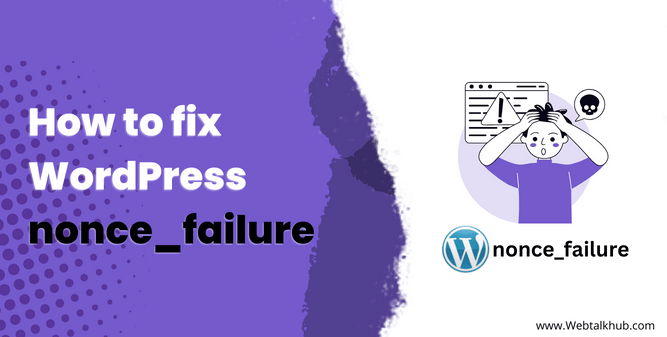 How to fix WordPress nonce_failure
