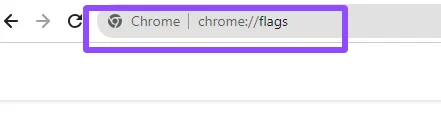 chrome flags URL 1