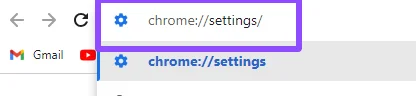 chrome history URL