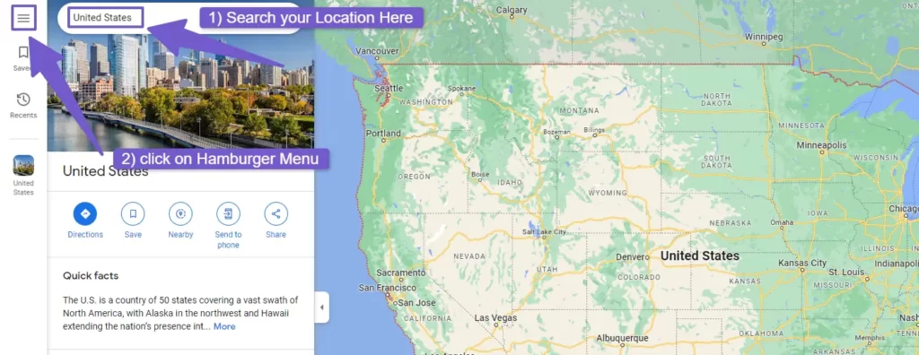 Add location in google map
