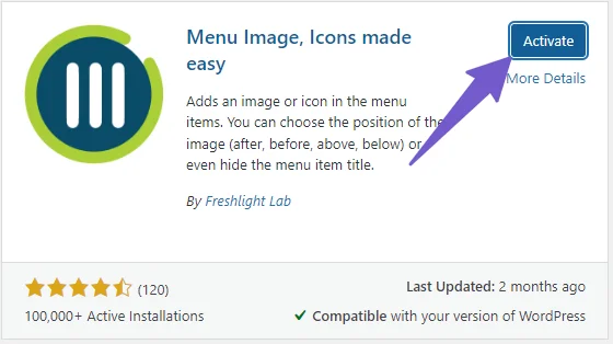 wordpress plugin to add social media icon in menu