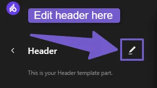 click on edit icon