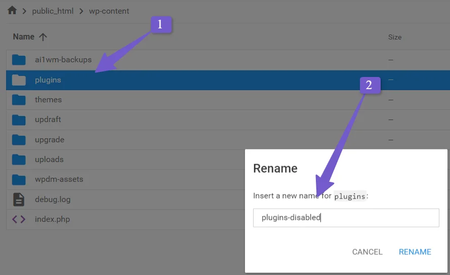 deactivate all the plugins for troubleshooting the wordpress dashboard login issue