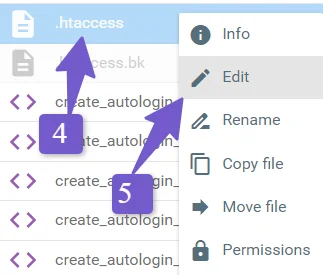 edit the .htaccess file to change the default wordpress admin login url