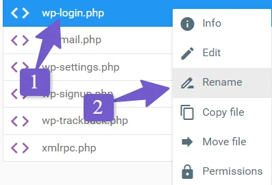 rename your wp-login.php file for changing default login url